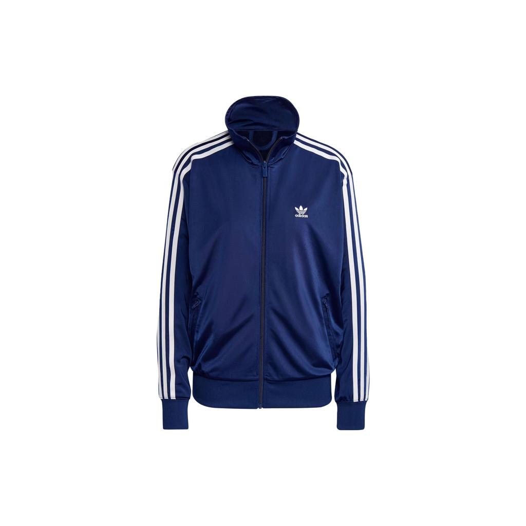 Adidas Adicolor Classics Firebird Track Top with Stripes & Stand-Up Collar Women Tops Navy IL3816