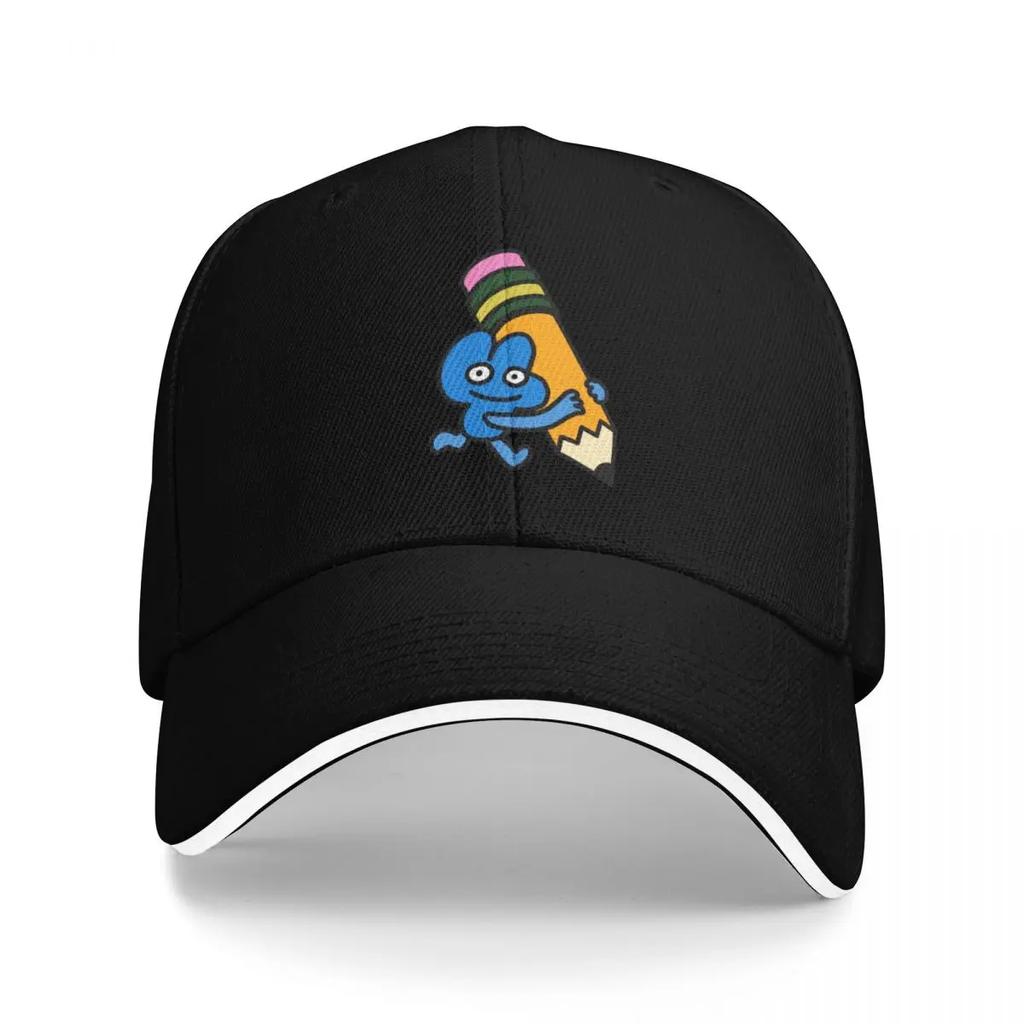 Four holding pencil BFDI Baseball Cap Hip Hop Sun Hat For Children Winter hat Sun Hats For Women Unisexs