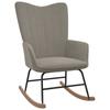 Day and Night - Day and Night Light Gray Velvet Rocking Chair