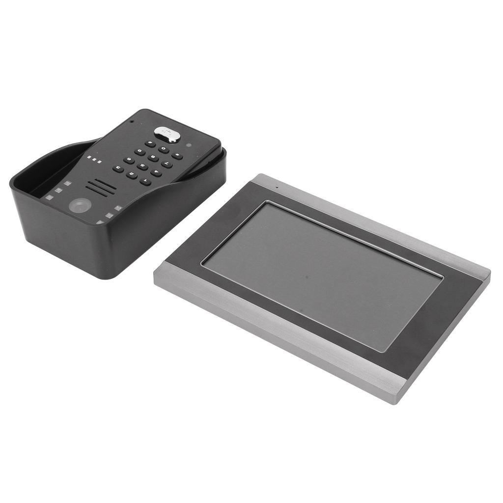 Wired Video Intercom System 7 Inch WiFi 1080P Wired Video Doorbell with IC Access Control Function