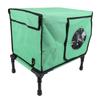Elevated Heated Cat House Warm Weatherproof Insulated Outside Heated Cat Shelter for Outdoor Kitty