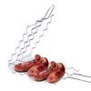 Stainless Steel BBQ Sausage Grill Net and Outdoor Barbecue Rack Clips
