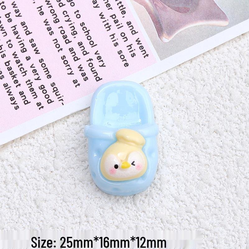 Handmade Resin Hair Clips & Cartoon Croc Charms - Cute Animal Designs & Jewelry Materials