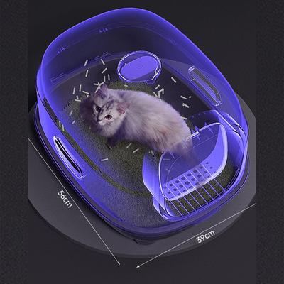 Closed Cat Litter Box, Splash Proof, Odor Isolation, Dual-Purpose, Foldable Design, Can Accommodate Cats Weighing Less T