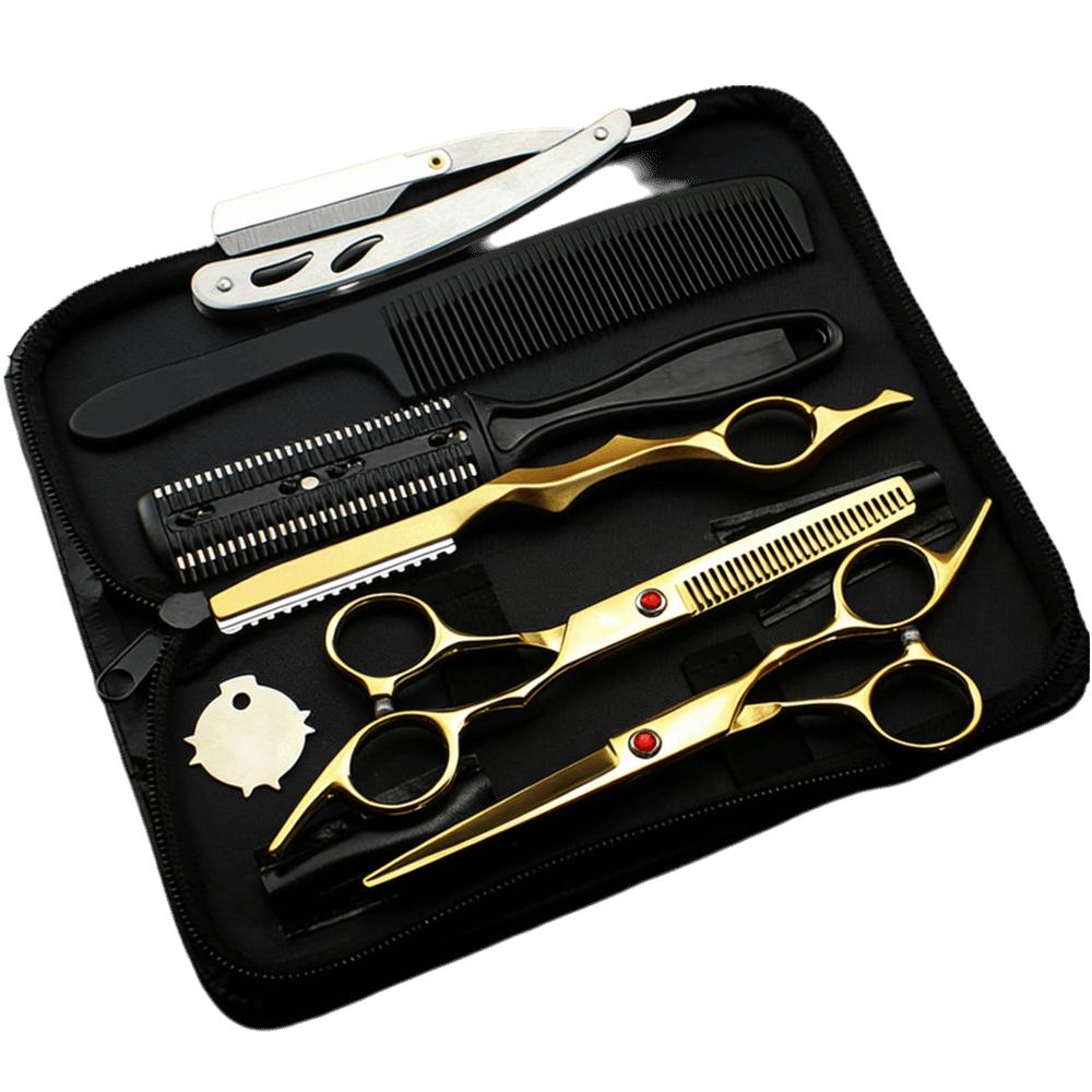 Thinning Tool Barber Shears Tools 6 Inch Hair Clippers Set Haircutting Kit  Barber Shop