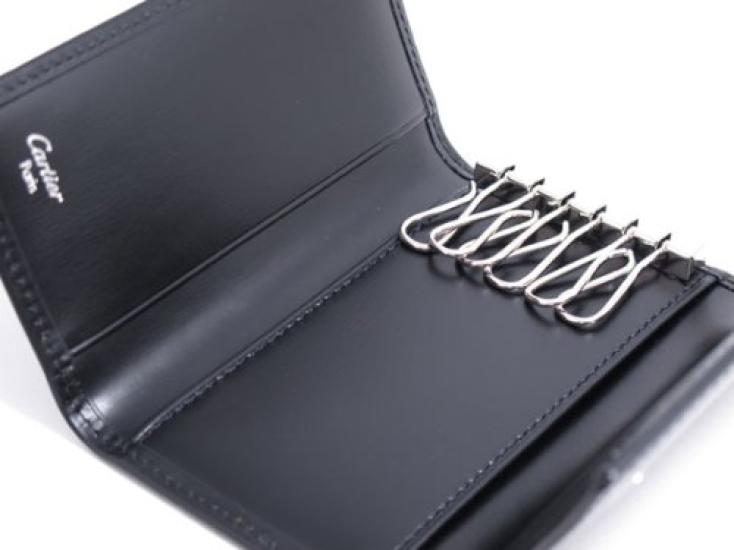 Cartier Pasha Calfskin 6-Ring Key Case [Used]