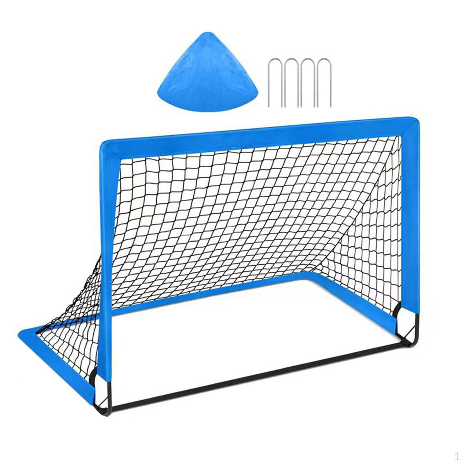 

Детские футбольные ворота, футбольные ворота с сумкой для переноски, сетчатая цель из стекловолокна для парка