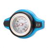 Aluminum Alloy Radiator Cap with Temperature Gauge Pressure Adjustment Leakproof Universal for Car