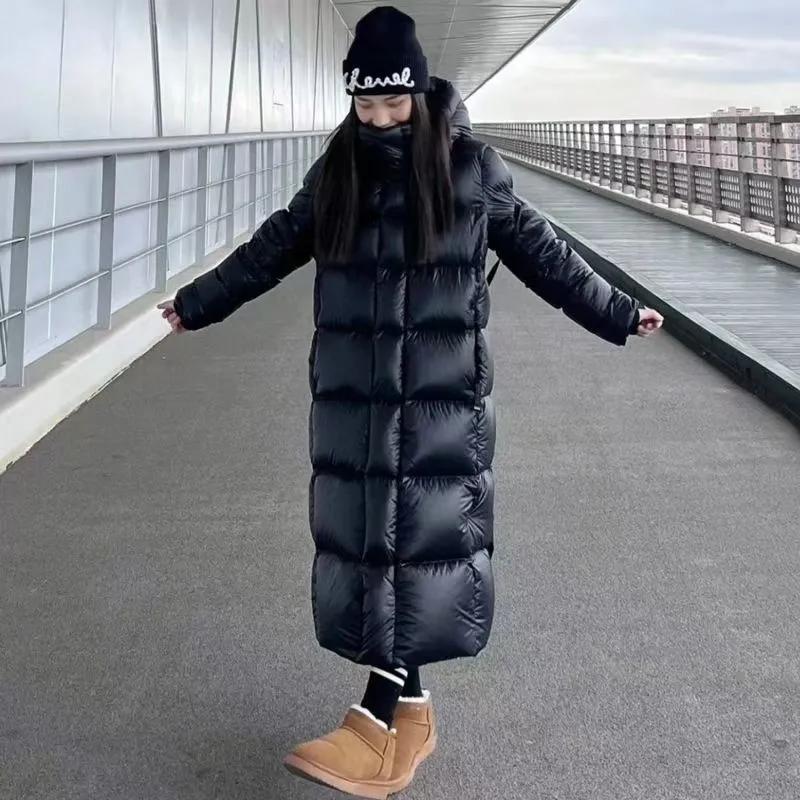 Winter Thick Warm Cotton Long Coat Women Jacket Hooded Fashion   Padded Jacket Waterproof Winter Coat Female Long Outwear