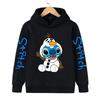 Nuovo Felpa Cool Stitch Bambini Vestiti Cartoni Animati Bambina Bambino Lilo e Stitch Felpa Manga con Cappuccio Top Casual per Bebè