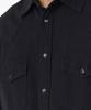 MUSINSA STANDARD Denim Western Shirt [Black]