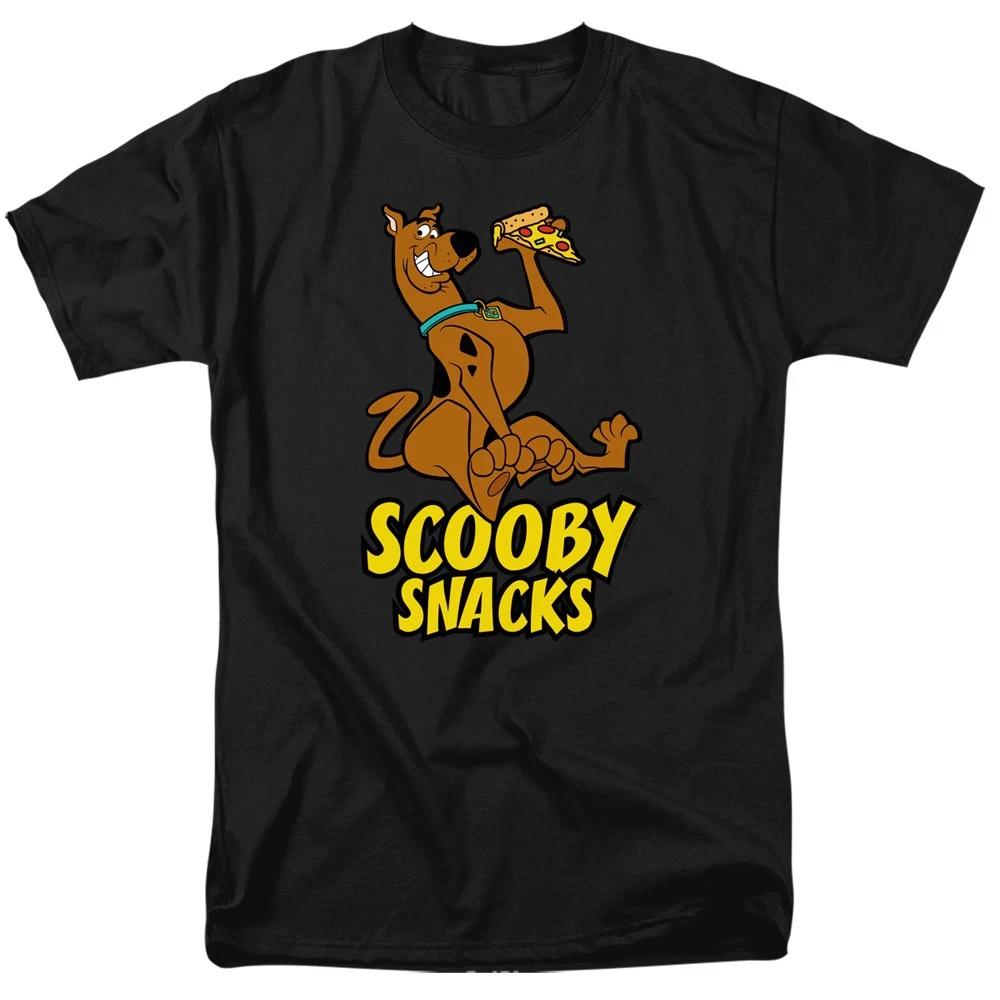 Scooby-Doo! - Scooby Snacks Pizza! - Unisex Short Sleeve Children s T-shirt - Black 120