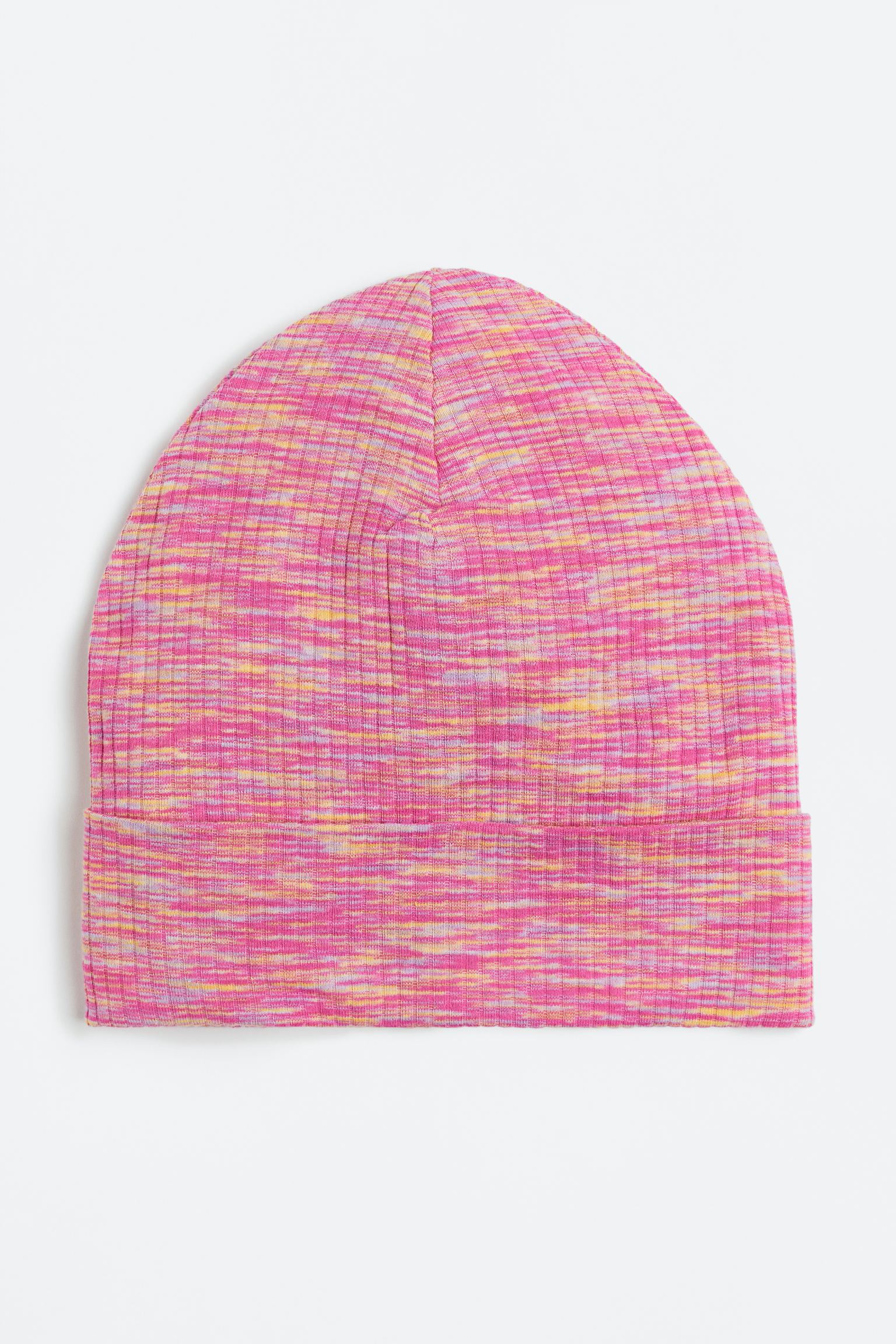 

Шапка из джерси в рубчик