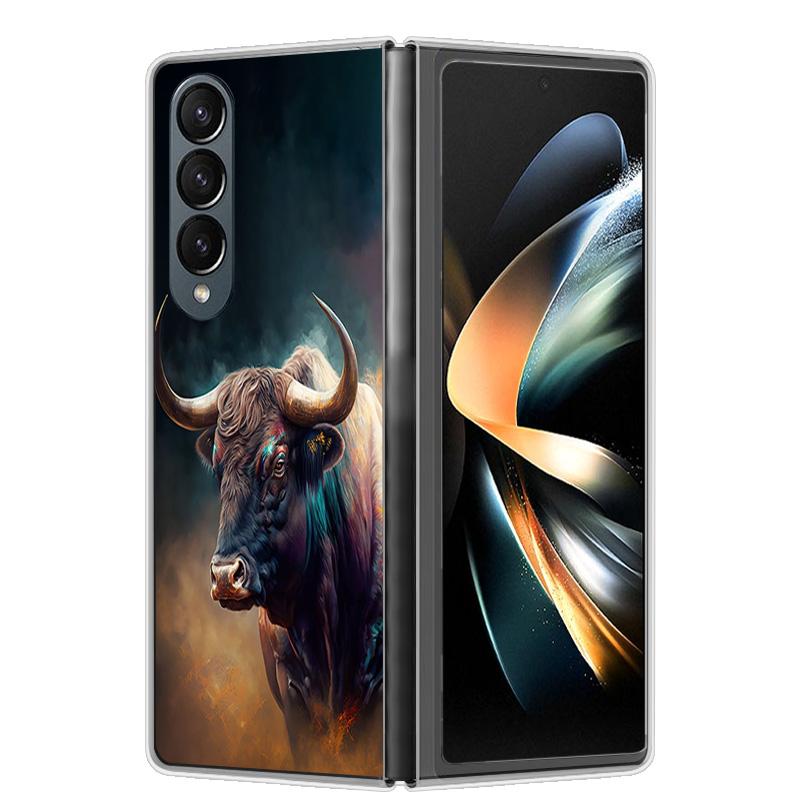 For Samsung Z Fold 4 Case ZFold 5 4 5G Hard Transparent Phone Cover For Samsung Galaxy Z Fold4 Fold5 Shockproof Bumper Fundas