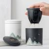 Ceramic Quick Tea Cup Kung Fu Tea Set Portable Bag Tea Brewing Cup