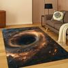 Universe Milky Way Space Stars Galaxy Earth Carpet Rug for Bedroom Living Room Sofa Doormat Home Decor,Kid Area Rug Non-slip