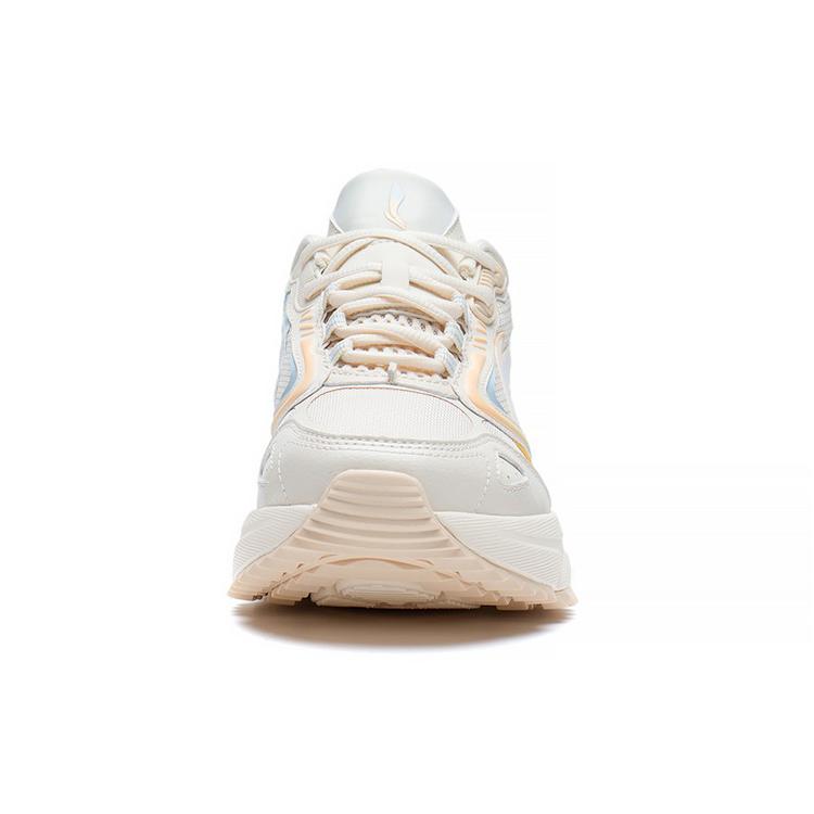 Li Ning Comfortable Textile, Leather Cushioning Slip Resistant Abrasion Resistant Breathable Lightweight Low top ARLS006-1