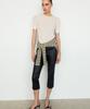 Masimodutti Lambskin Capri Pants