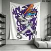 Bugs Bunny Wall Tapestry Aesthetic Wall Hanging Printed Fabric Blanket Decorative Tapestries for Bedroom Living Room Home Decor
