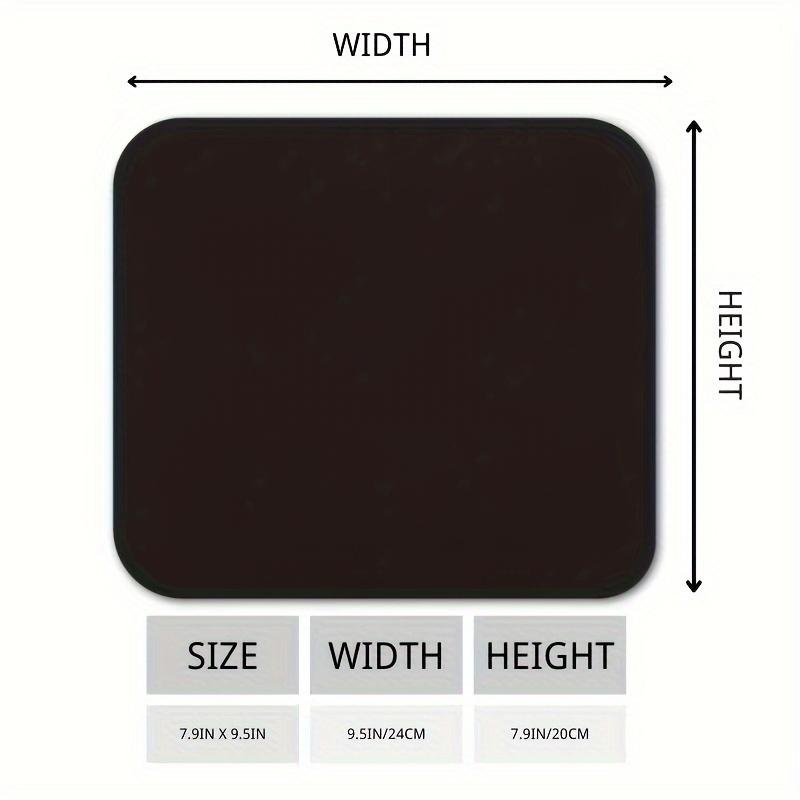 Vintage Map Rubber Mouse Pad Thick Non-Slip Base Computer Mouse Mat Desk Carpet Office Accessories Keyboard Pad Gamepad Home