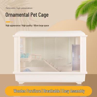 Spacious Luxury Acrylic Hamster Villa for Hamsters, Sugar Gliders, and Hedgehogs