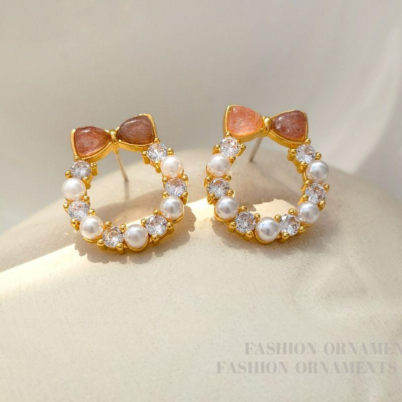 Welfare Fancy Accessible Luxury Spring/Summer New Arrival Earrings Necklace Fashion Elegant Vintage Earrings Trendy Niche Accessories