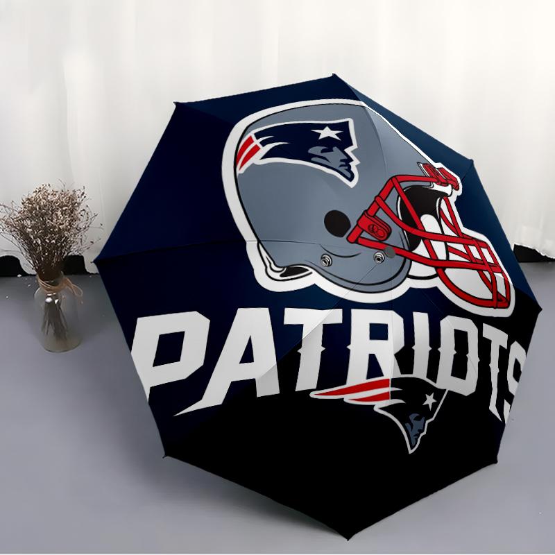 Printed Patriot Logo Folding Umbrella,Outdoor,Leisure,And Travel Umbrella,Durable Umbrella Fabric,Birthday And Holiday Gift