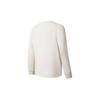Li Ning Fitness Series Sweatshirts Women's Ivory Crew Neck Moderate Regular AWDS776-1