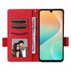 For Samsung Galaxy M36 5G Case with Wrist Strap Litchi Texture PU Leather Wallet Phone Cover