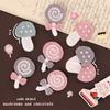Embroidery Label Mushroom Lollipop Diy Hand Account Accessories Accessories Patch Cloth Sticker Brooch Jewelry Hair Accessories Embroidery Sticker