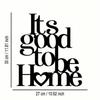 Metal Wall Art Vintage Farmhouse Decor Detachable Elegant Script Home Sign Gift for Living Room Kitchen Bedroom