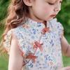 JELLYBABY Girls' 7A Antibacterial Summer Cheongsam Dress