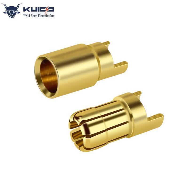 KUICC Brass Gold-Plated Banana Plug Connectors