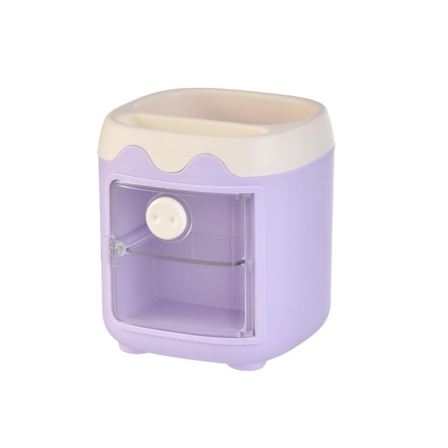 Small Pig Pen Holder Student Desk Organizer for Kids Cute Creative Pencil Bucket Decoration
