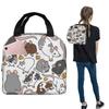 Rat Pack Isolierte Lunchtasche für Damen Kinder Tragbare Lebensmittelboxen Thermische Lunchbox Tragetasche