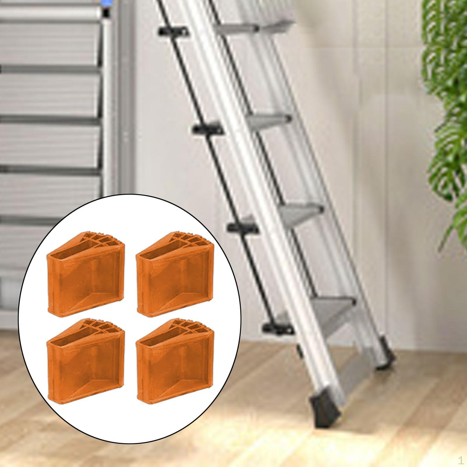 

4 шт. Лестница Нескользящие Чехлы для ножек Аксессуары Резина Улучшенная устойчивость Замена Износостойкие