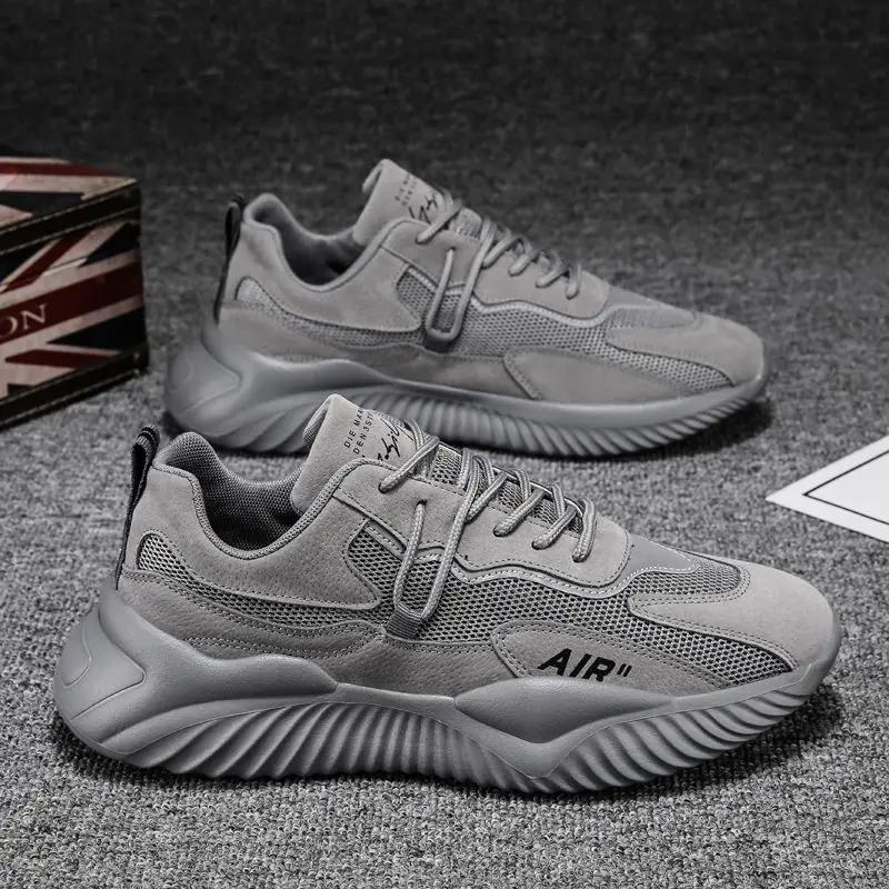 Sports Breathable Thick Platform Man Casual Sneaker Y2k High Quality Shoes for Men Running Simple Jogging Gym Unisex Stylish 39