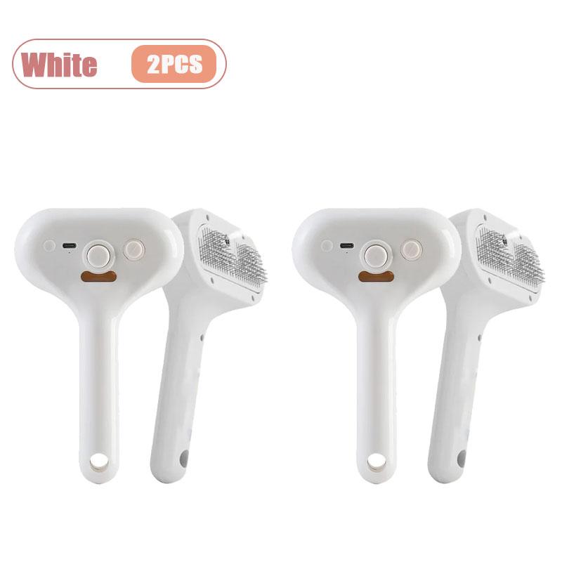 Haustier Entfilzungs-Spraybürste USB-Aufladung für Katzen Hunde Haarentfernung Entwirren Fellpflege-Werkzeug Wasser Dampf Styling Zubehör