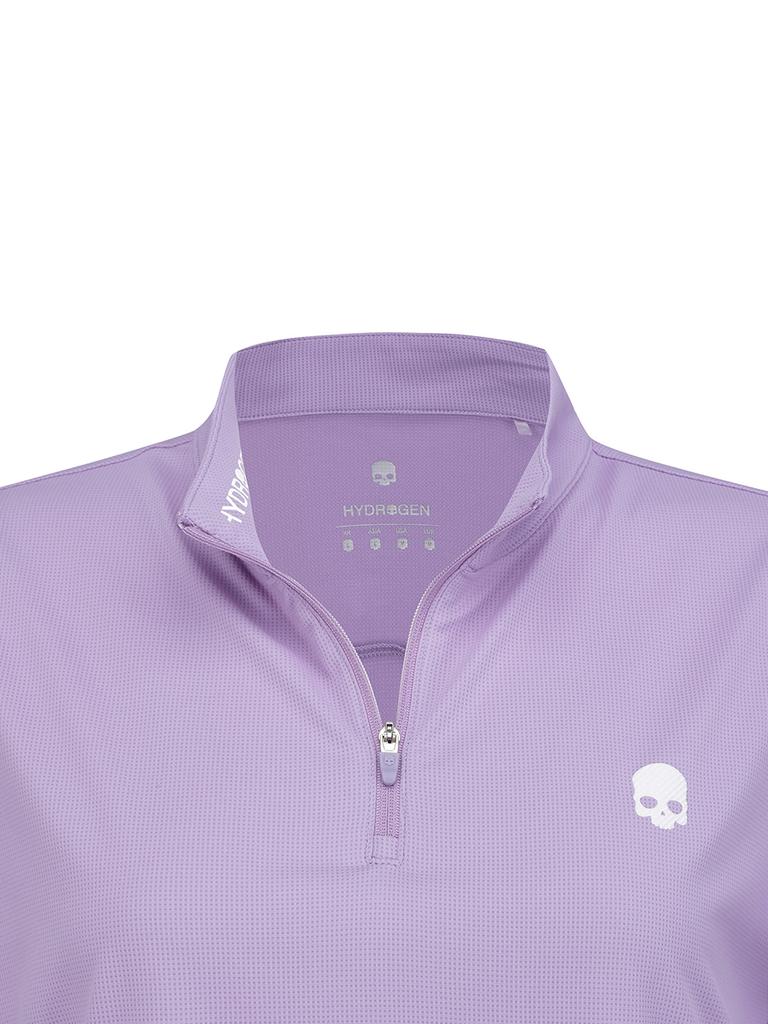 HYDROGEN Women'S Smartdry Short Sleeve Half-Zip Tee