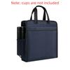Waterproof Zippered Document Bag with Handle Students Portable Bag File Storage Handbag  Travel