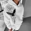 European and American Wish Independent Station Tide Brand Pattern Hooded Sweater Supports a Custom-made