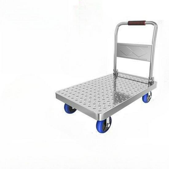 Steel Plate Portable Folding Hand Truck & Flatbed Trolley