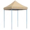 Foldable Pop Up Party Tent Beige 200x200x306 Cm