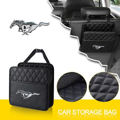1 Peça Bolso de Armazenamento no Encosto do Assento do Carro Caixa de Armazenamento Suspensa no Carro Para Mustang F10 Tênis Miniatura Gt Shelby 2005 2015-2022 Mulher 2012 Kuga
