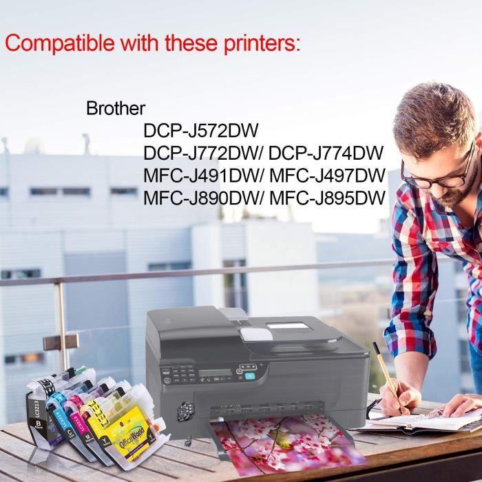 Cartouches d'encre OfficeWorld LC3213 Multipack Cartouche d'encre compatible pour Brother LC3213val LC-3213 avec Brother 84009