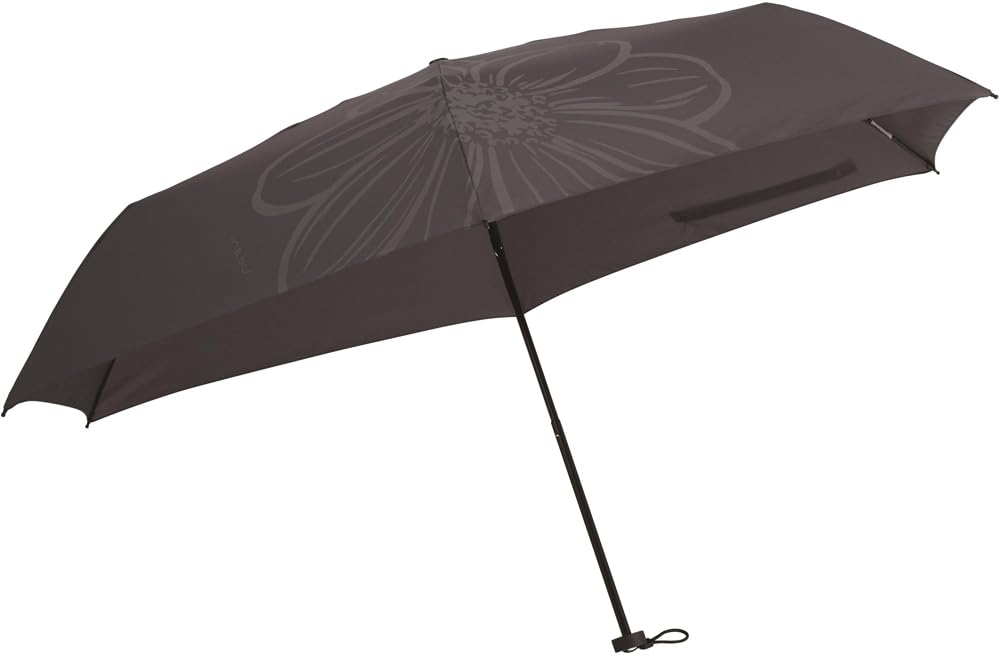 Mabu Folding Umbrella for Basic Light Multi Chocolate Cosmos Features UV and a lightweight floral Large suitable for Parasol/Rain Women, 55cm, Mini,