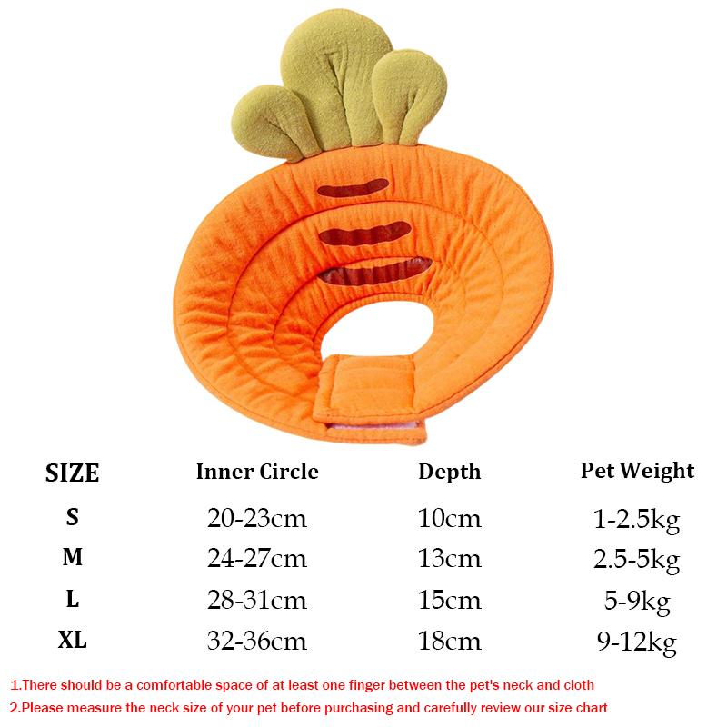 

Pet Elizabeth Circle Cat Postoperative Anti Lick and Anti Bite Protective Head Cover Dog Soft Neck Ring Protective Cone Collar S
