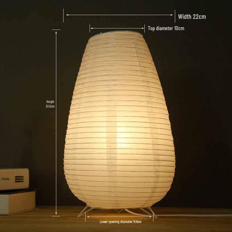 European-Style LED Bedside Lamp: Warm Papercraft Night Light for Bedroom