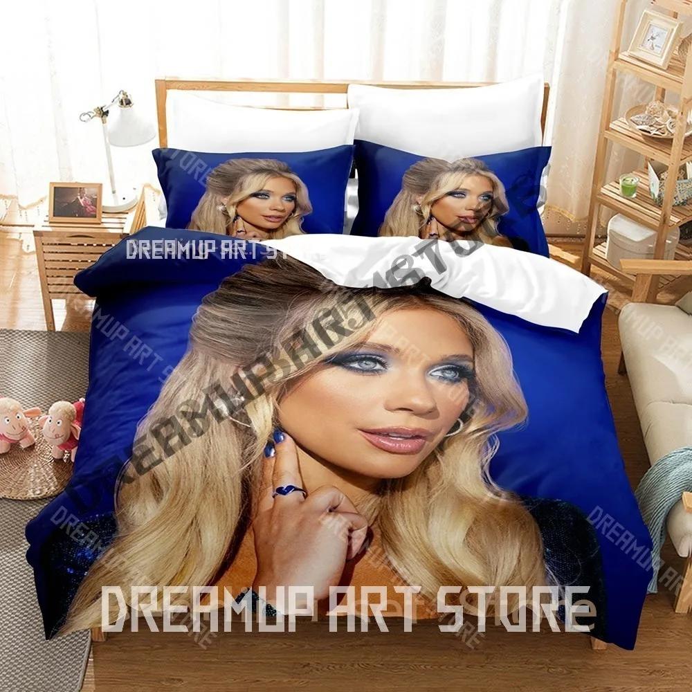 3D Print Megan Moroney Am I Okay Bedding Set Single Twin Full Queen King Size Bed Set Adult Bedroom Duvetcover Sets Anime B