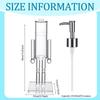  Festival Nutcrackers Liquid Soap Dispenser with Pump Design Visible Soap Bottle